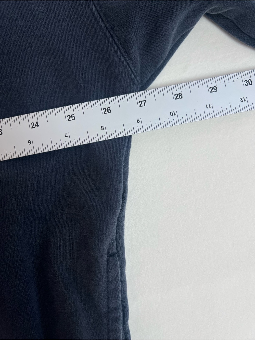 Brandy Melville Oversized Navy Blue Chicago Quarter-Zip Pullover - Picture 10 of 10